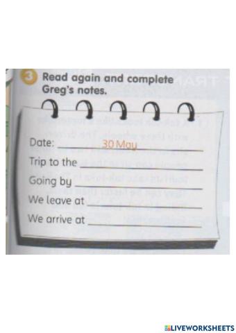 Get smart plus 4 page 61 exercise 3