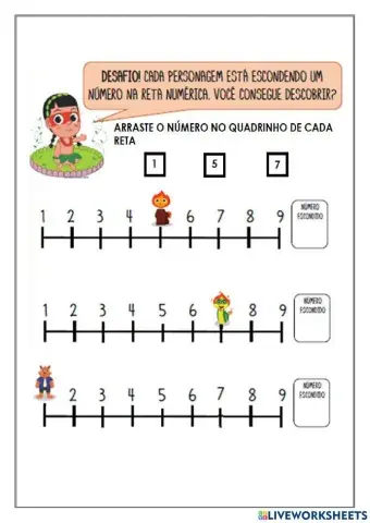 Desafio reta numérica