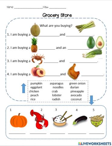 My Family-s Grocery List