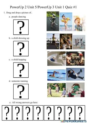 PowerUp 2 Unit 5-PowerUp 3 Unit 1 Quiz -1