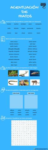 Acentuación de hiatos