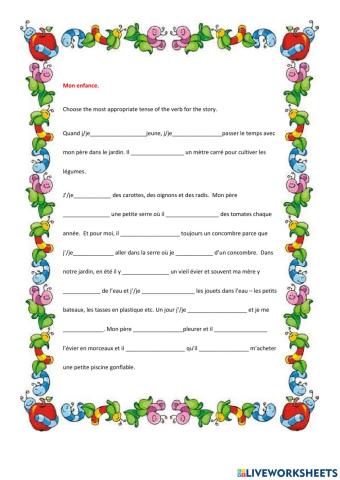 Imparfait vs Passe compose