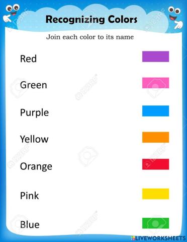 Recognizing colours