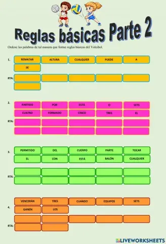 Reglas Básicas del Voleibol 2