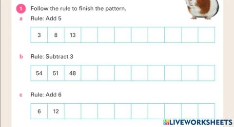Increasing and decreasing sequences G3