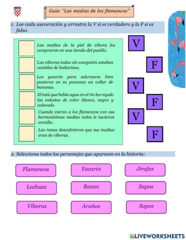 Las medias de los flamencos