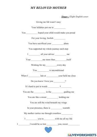 Me Yeu English Cover