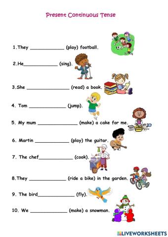 Present Continuous Tense