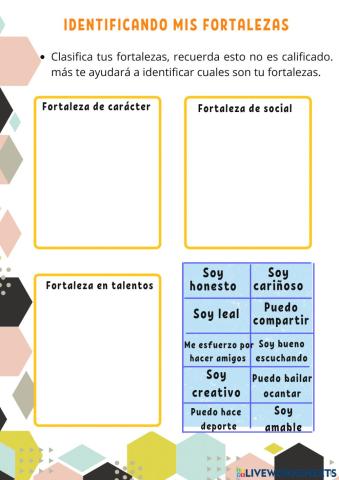 Identificando mis fortalezas