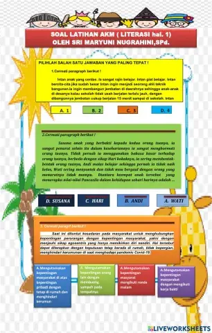 Soal latihan akm (pkn)