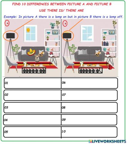 Find the 10 differences