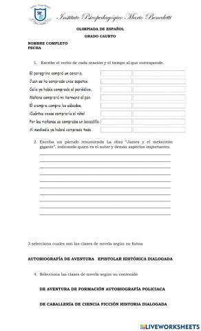 Olimpiadas de español