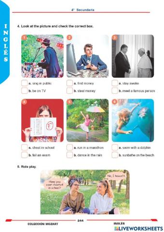 Unidad 6 - inglés 4°