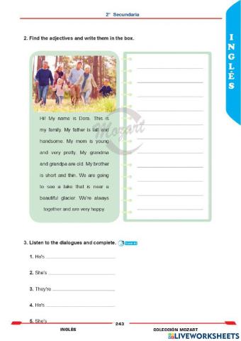 Unidad 6 - inglés 2°