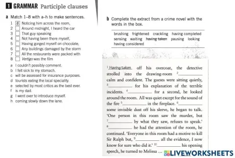 Participle Clauses