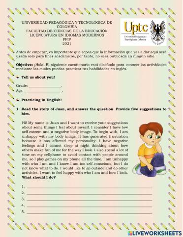 Needs analysis English