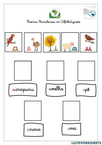 Biomas Brasileiros na Alfabetização - Vogais