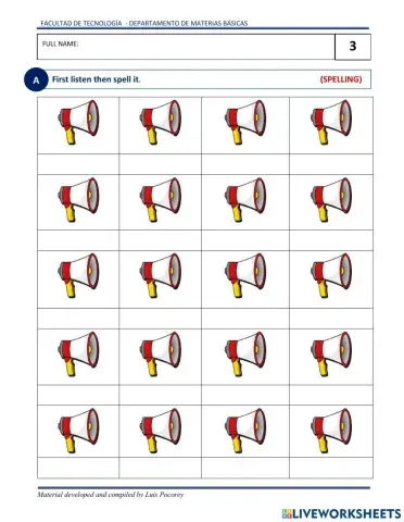 Spelling 3