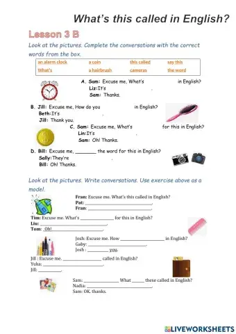 What's this called in English?