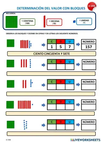 Descomposición hasta la centena - 199