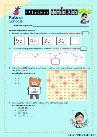 Descubriendo Patrones numéricos
