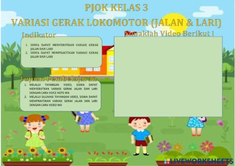 PJOK Kelas 3 Lokomotor