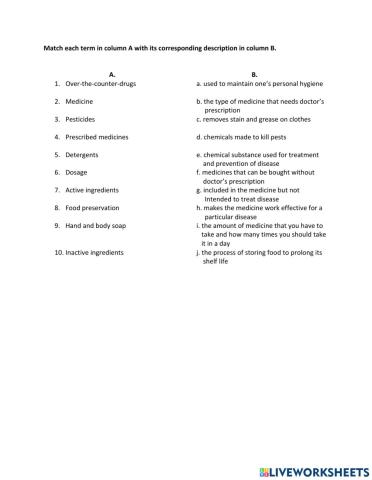 Common Household Products and Proper Storage of Materials