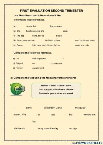 Use like and dislike