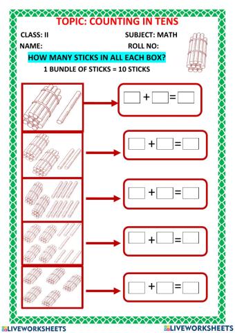Counting in tens class 2