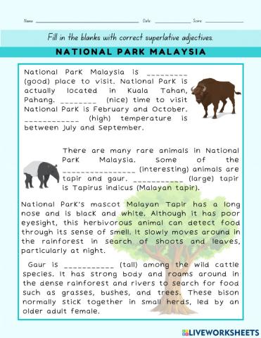 Taman Negara Malaysia