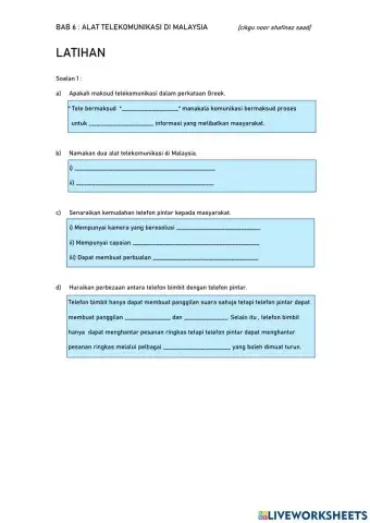 Bab 6 telekomunikasi