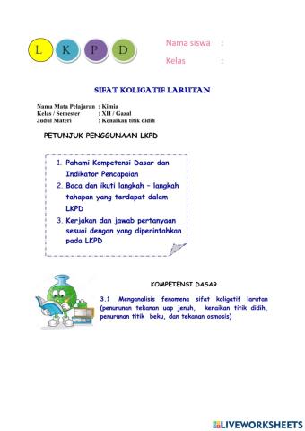 Kenaikan titik didih