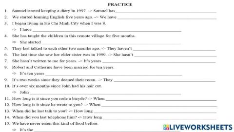 Simple past tense-present perfect tense