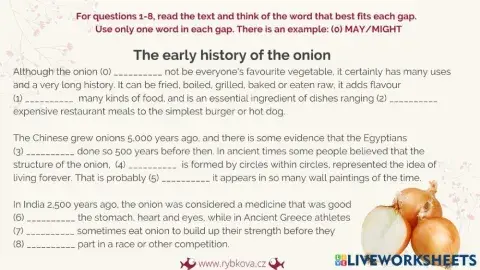 The early history of the onion - C.F. U2 WB