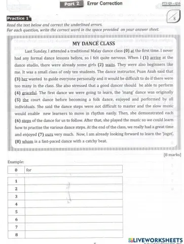 Part 2: error correction