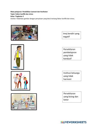 Faktor konflik dan strss