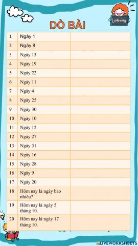 Dò bài lớp 4 - 7-8