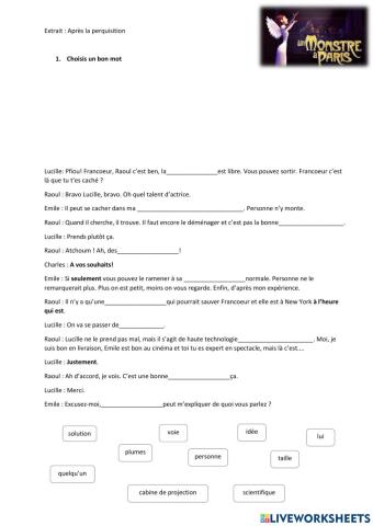 Après la perquisition - Monstre à Paris