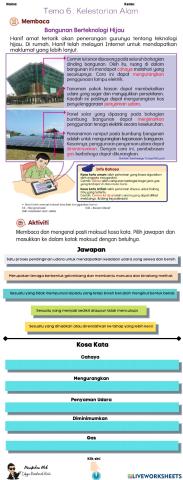 Latihan Mengenal Pasti Maksud Kosa Kata