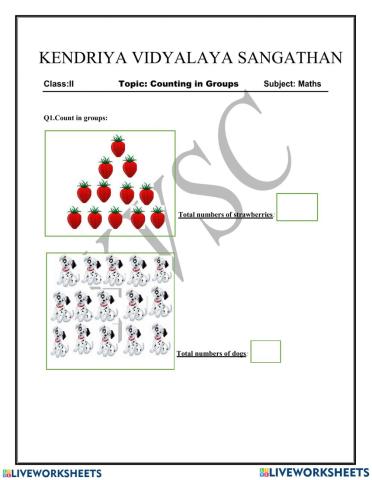 Counting in groups class 2