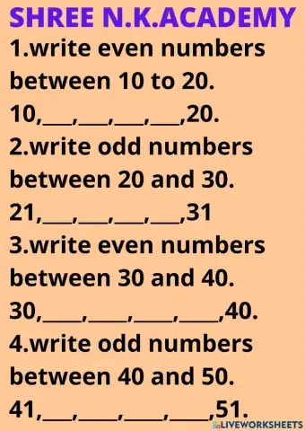 Maths numbers