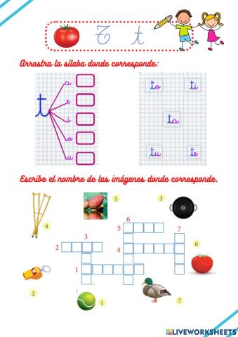 Letra t