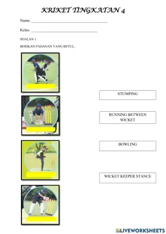 KRIKET TINGKATAN 4