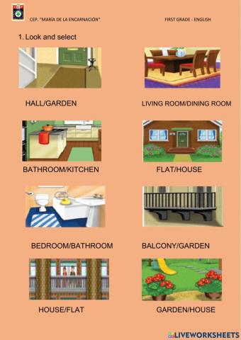 House vocabulary