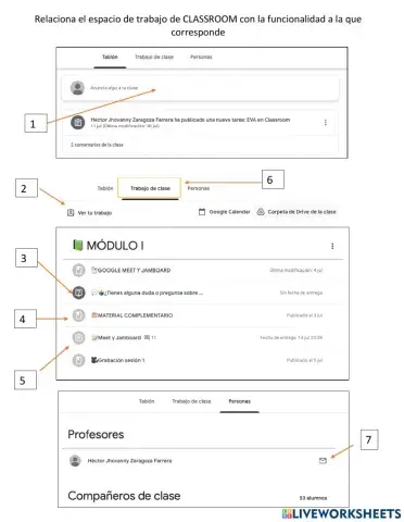 Espacio de Trabajo de Google Classroom