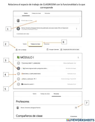 Espacio de Trabajo de Google Classroom