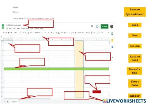Google Sheet Interface