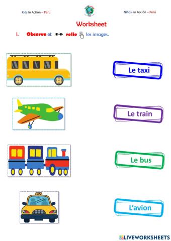 ENFANTS 6 - Leçon 2 - (1) Les transports