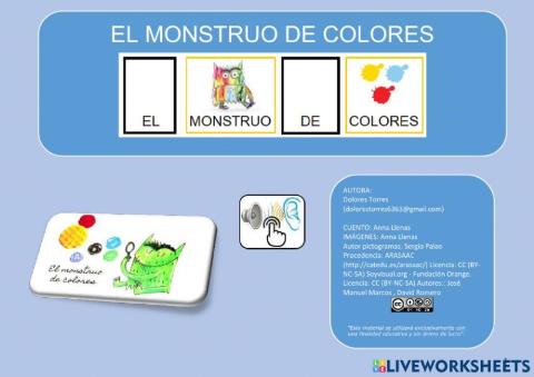 El monstruo de colores