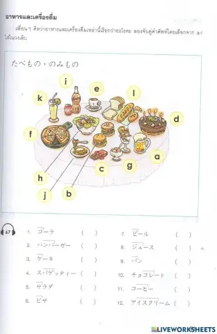 อาหารและเครื่องดื่ม